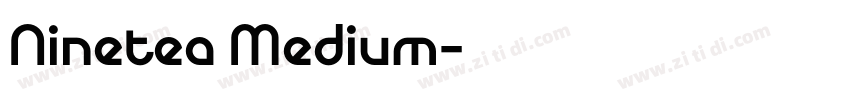 Ninetea Medium字体转换